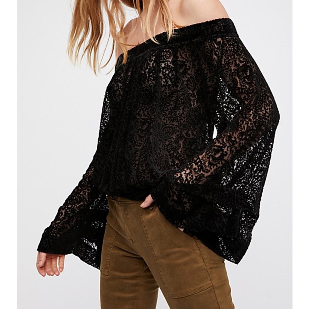 Free People Ginger Berry Top
